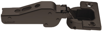 95D Hinge 900mm Dr HO w Spring NP Black