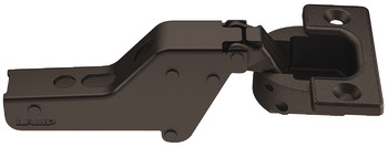 93D Hinge 900mm Dr INS w Spring NP Black