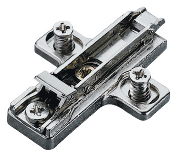 Duomatic 3mm M.Plt Cruci Eur Zinc Alloy NP