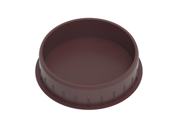 Cover Caps D35/38mm Plastic Brown