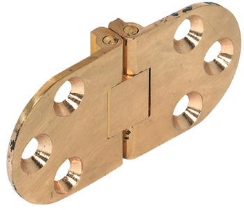 Self Supp.Fold Table Hinge Rectangle Brs Matte