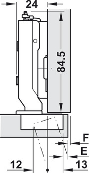 Tiomos 110D Hinge Clk FO+ DF w SC Night
