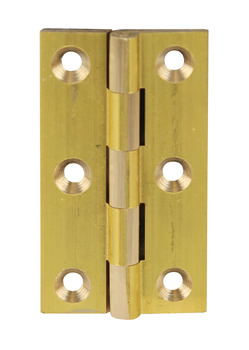 Broad Style Hinge 51x29mm Brass Self