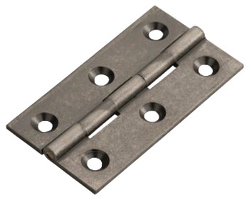 Butt Hinge 64x35mm w Stainless Steel Pin Brs Pewter