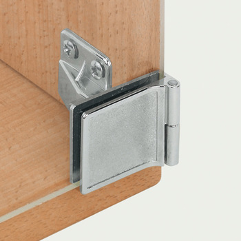 170D Glass Door Middle Hinge Black