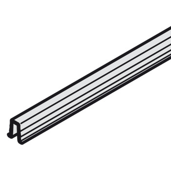 Slido F-Li21 Btm Trk Sgl 2.5m Rib Plastic Grey