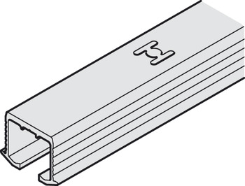 Hawa Clipo Sgl Top Trk 2.5m B.Aluminium