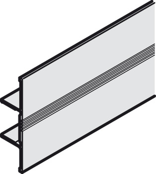 Hawa Combino 35IF Clip Panel 2.5m Anodised