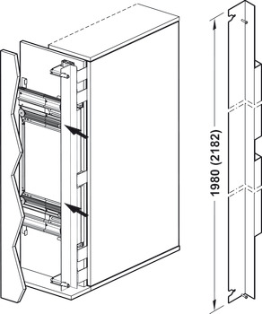 Slido F-Pa72 60B Cvr Pro 2200-2700mm SAA