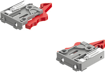 MX UM A25 Drawer Runner Clips 1D Plastic 433.03.090