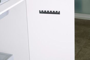 Ninka BioBin Door Mnt Fitting Plastic Dk Grey