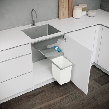 VS Envi Single 450 SO Bin 15.5L Silver
