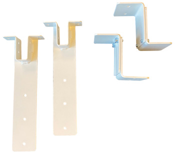 Ropox Hidden Panel Fittings Steel Wht Paint