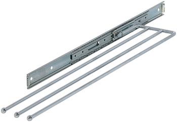 Towel Rail 3-Arm 480mm Steel Polished Chrome
