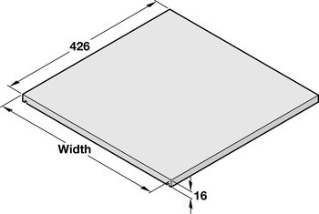 MXS FSC Certified Drawer Base 16/450/500mm Dual