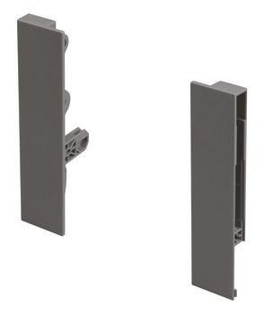 MXS Slim Gls Pnl Hldr Set 135mm Plastic Grey