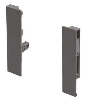 MXS Slim Fnt Bracket Set 135mm Plastic Grey