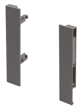 MXS Slim Fnt Bracket Set 167mm Plastic Grey