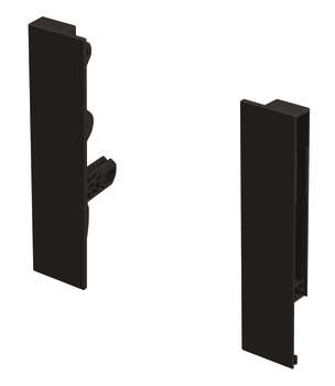 MXS Slim Gls Pnl Hldr Set 135mm Plastic Black