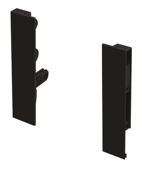 MXS Slim Fnt Bracket Set 135mm Plastic Black