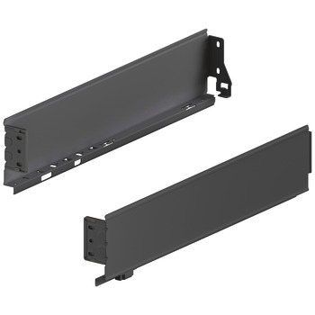 MX Std Sgl Drawer Sides 80/350mm Steel Antique