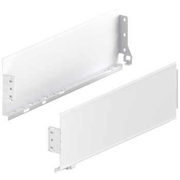 MX Std Sgl Drawer Sides 120/300mm Steel Wht