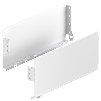 MX Std Sgl Drawer Sides 150/350mm Steel Wht