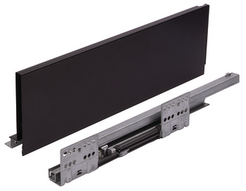 MXS Slim Std Drawer Set 35kg 135/450mm Black