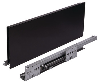 MXS Slim Std Drawer Set 35kg 167/450mm Black