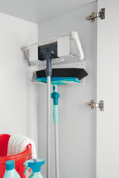 Hailo Broom/Floor Mop Holder Wht 520.14.730
