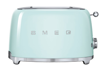 Smeg FAB TSF01PGUK Toaster 2 Slc Grn