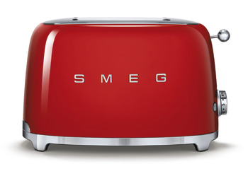 Smeg FAB TSF01RDUK Toaster 2 Slc Red