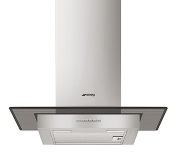 Smeg KBT600VE 60 T Chm.Hood Stainless Steel/Black Gls