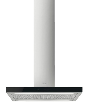 Smeg KBT9L4VN 90 T Chm.Hood Black/Stainless Steel