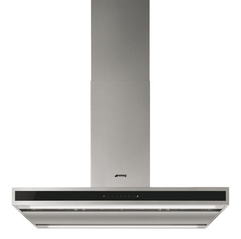 Smeg KLT19L4X Island T Chm.Hood Stainless Steel/Black