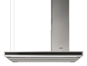 Smeg KLTI12L4X Island T Chm.Hood Stainless Steel/Black