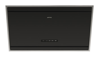 Smeg Cls KV394MB Chm.Hood Ang Black