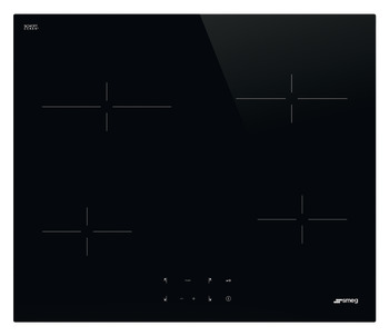 Smeg SE264TD1 Hob Cer Straight 4Z Black