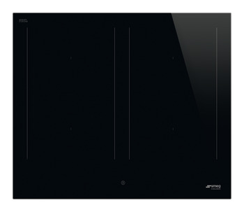 Smeg SIM3644D Hob Ind 4Z Black Gls