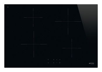 Smeg SI2741D Hob Ind 4Z Black Gls