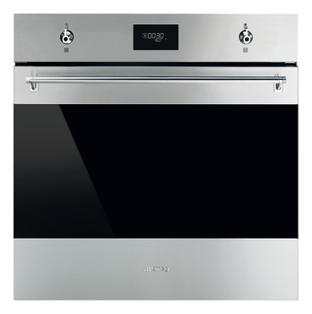 Smeg Cls SF6301TVX Ovn Sgl MF 70L Black/Stainless Steel