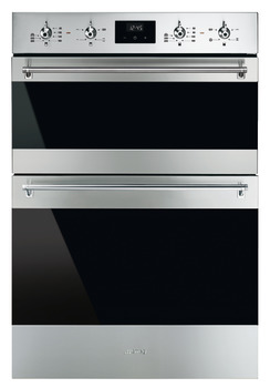 Smeg Cls DOSF6300X Ovn Dbl BI MF Black/Stainless Steel