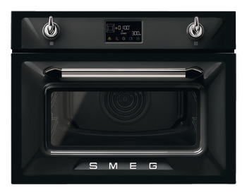 Smeg Vic SO4902M1N Cmb Microwave Black