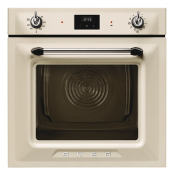 Smeg Vic Gal SOP6900TP Ovn Sgl Pyr Crm