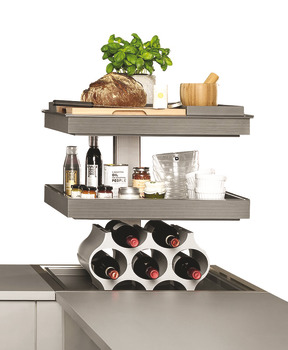 Ninka Qanto 3 Tray Dark Grey