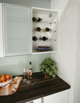 Wine Wire Rack 500mm 1-Tier 5 Btl Antique