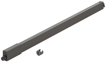 MXS Slim Side Rec Railing 500mm Black