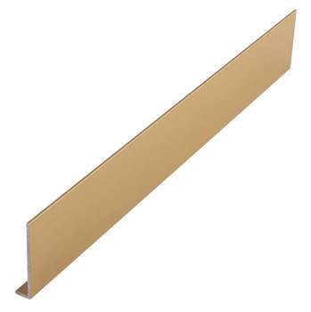 AluSplash Edge Profile 750mm Aluminium Brs
