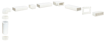Manrose 125mm Airbrick Duct Set 3m Brw