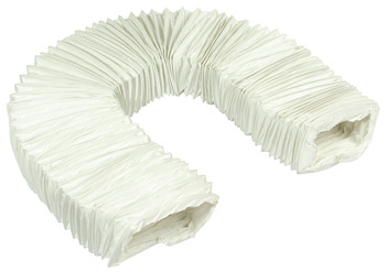 Manrose 220x90mm Flx Hose Rec PVC Wht 3m